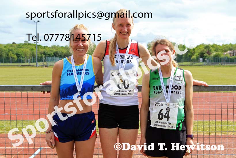 2022 North Eastern Counties AA 10000 metres Champs., Chester le Street, Sat,. May 21st. Photo: David T. Hewitson/Sports for All Pics